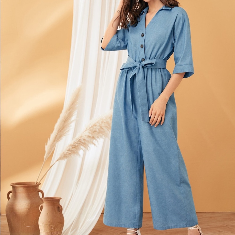 Denim Jumpsuit - Picture 3 of 3